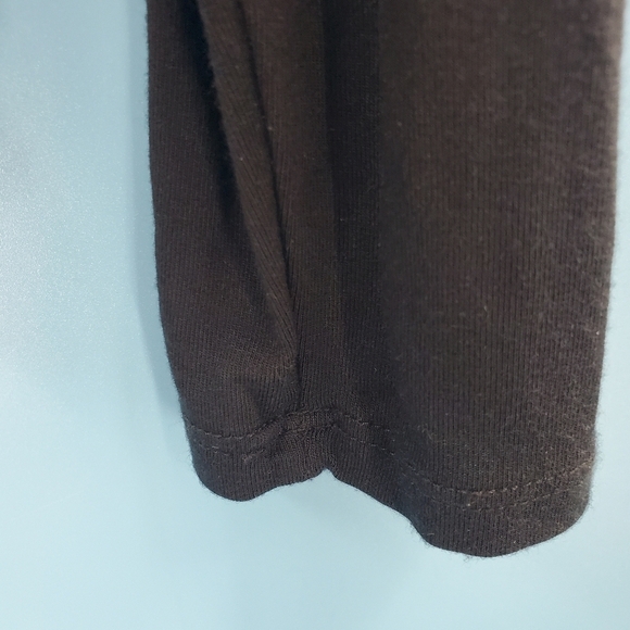 Cuddl Duds soft black long sleeve tee - Picture 3 of 8